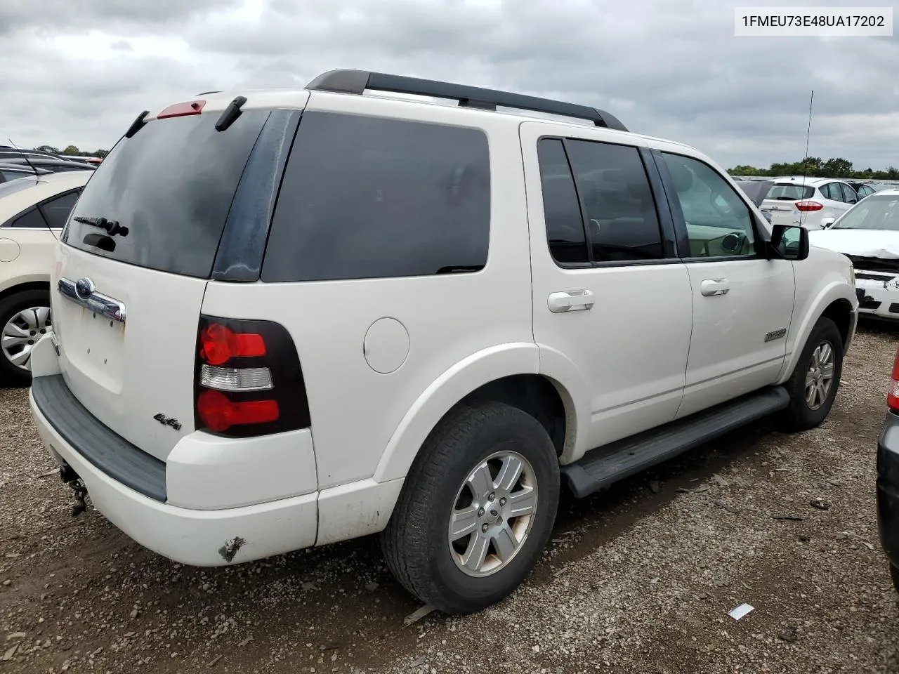 2008 Ford Explorer Xlt VIN: 1FMEU73E48UA17202 Lot: 69723824