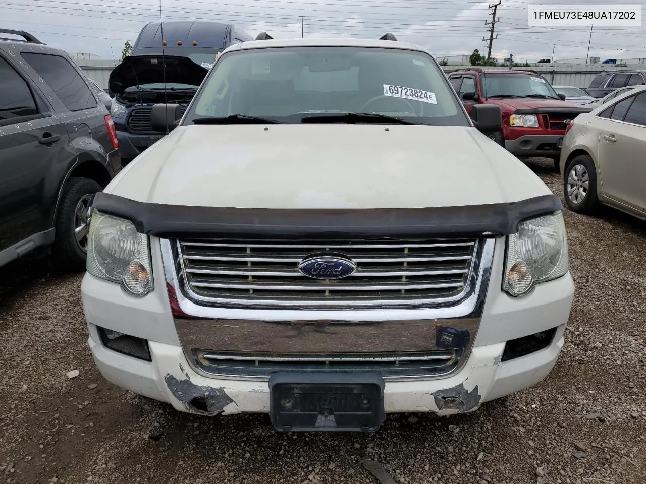 2008 Ford Explorer Xlt VIN: 1FMEU73E48UA17202 Lot: 69723824