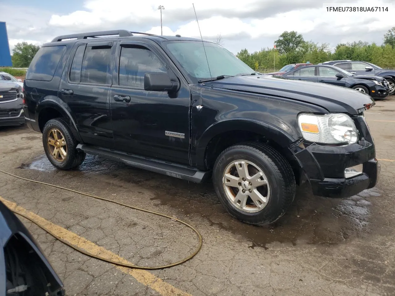 2008 Ford Explorer Xlt VIN: 1FMEU73818UA67114 Lot: 69766924