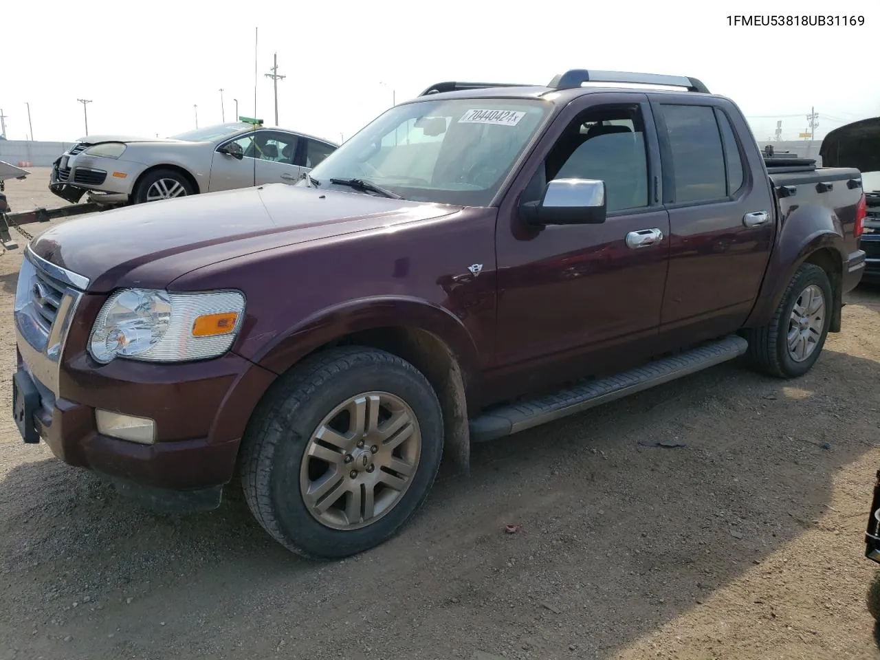 2008 Ford Explorer Sport Trac Limited VIN: 1FMEU53818UB31169 Lot: 70440424