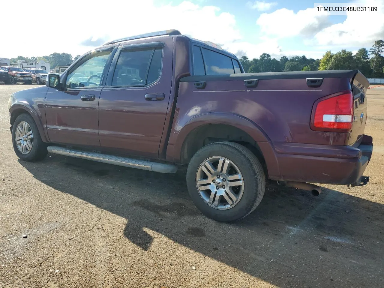 2008 Ford Explorer Sport Trac Limited VIN: 1FMEU33E48UB31189 Lot: 71281464