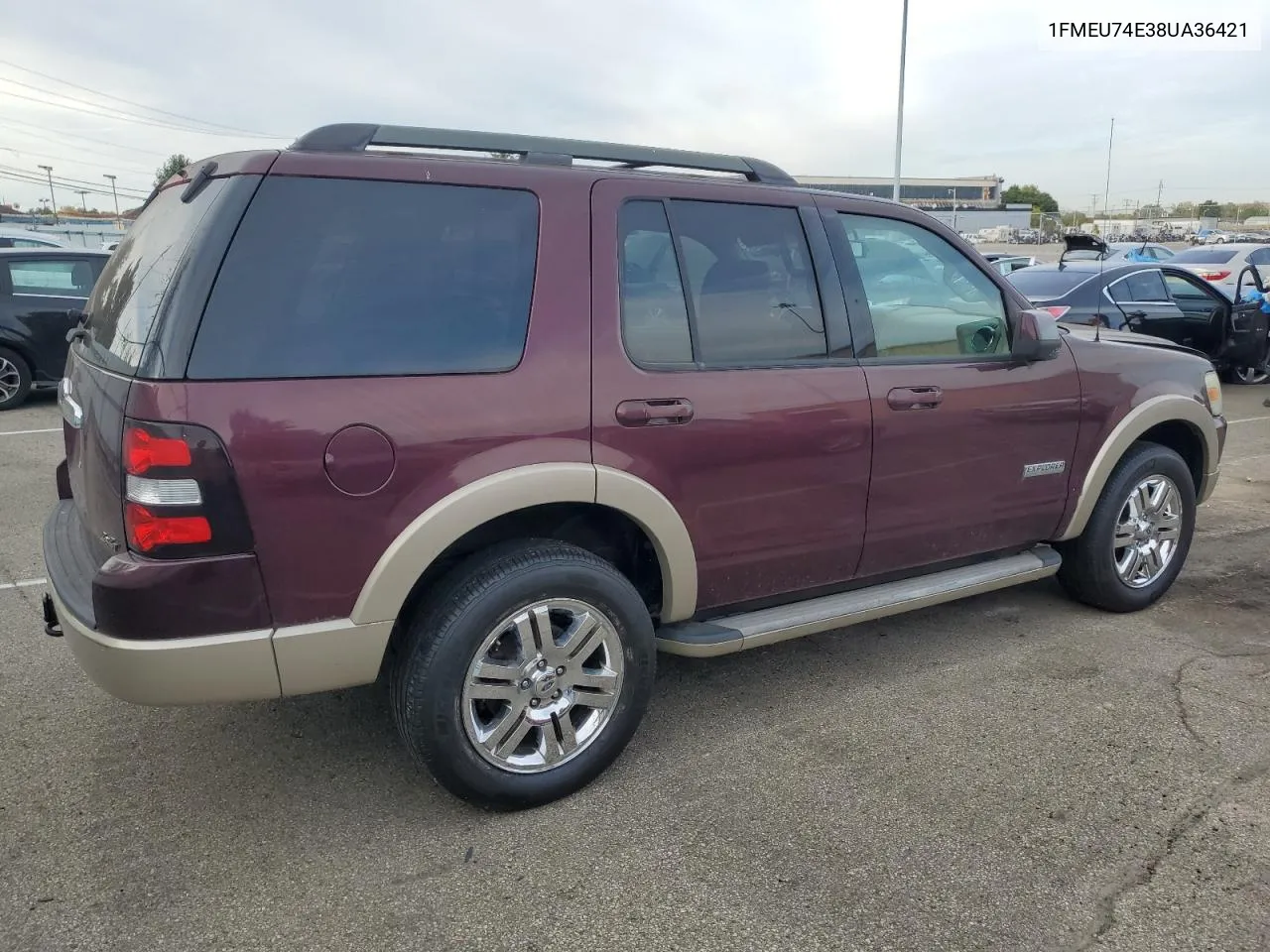 2008 Ford Explorer Eddie Bauer VIN: 1FMEU74E38UA36421 Lot: 71495074