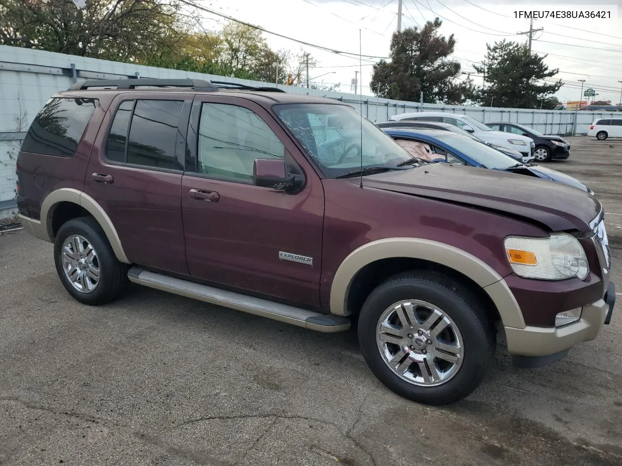 2008 Ford Explorer Eddie Bauer VIN: 1FMEU74E38UA36421 Lot: 71495074