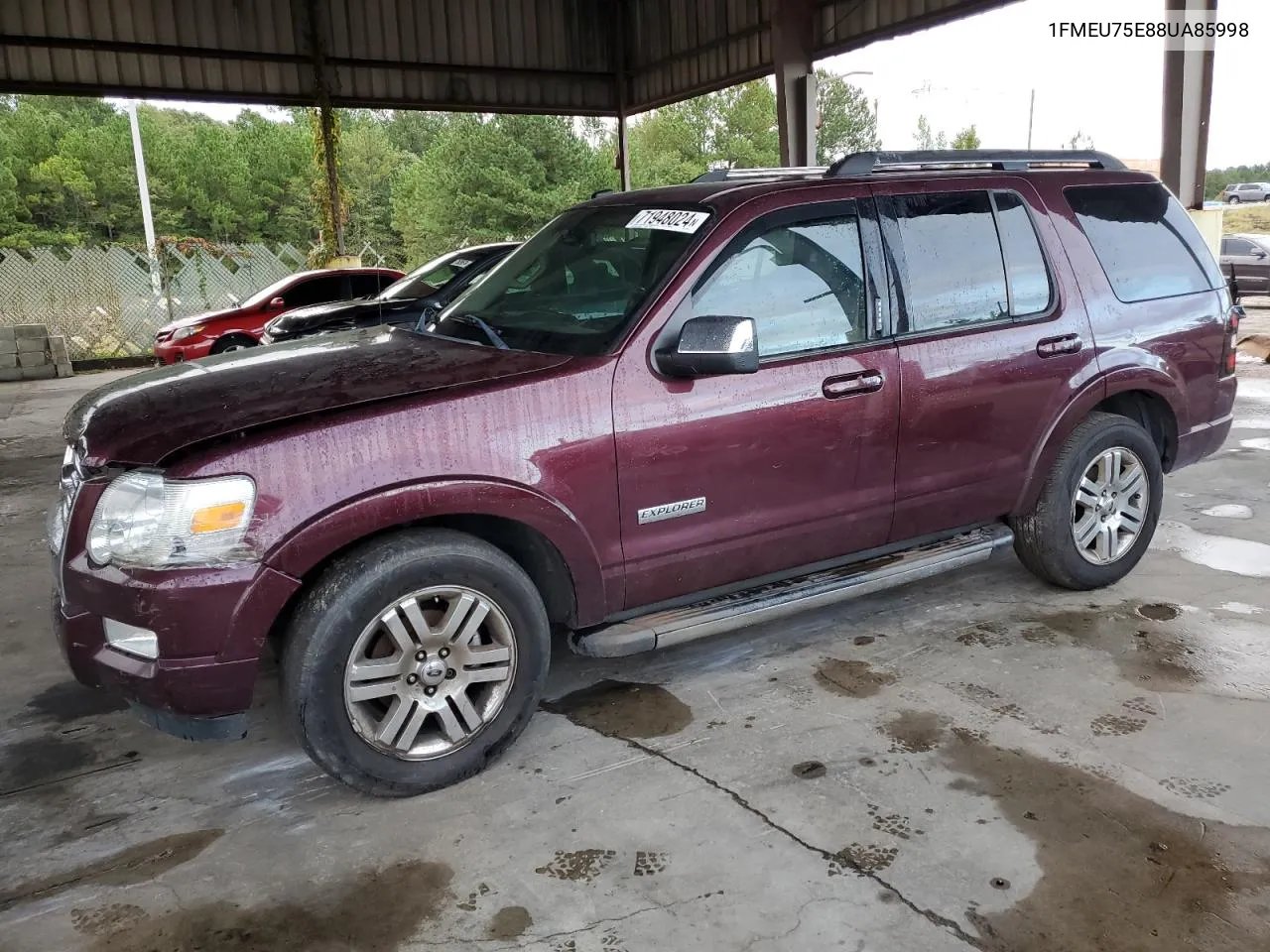 2008 Ford Explorer Limited VIN: 1FMEU75E88UA85998 Lot: 71948024