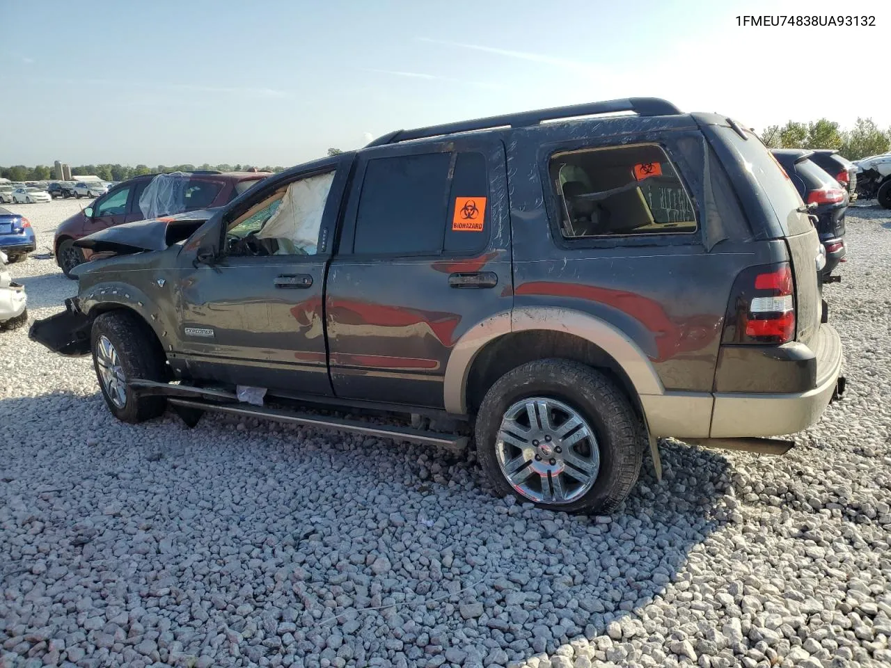 2008 Ford Explorer Eddie Bauer VIN: 1FMEU74838UA93132 Lot: 72172194