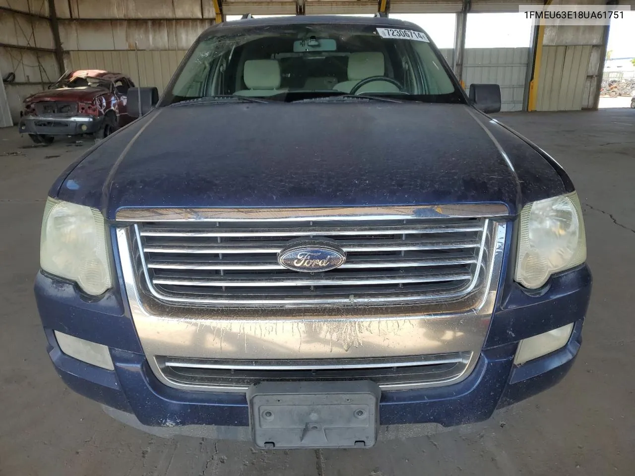 2008 Ford Explorer Xlt VIN: 1FMEU63E18UA61751 Lot: 72306714