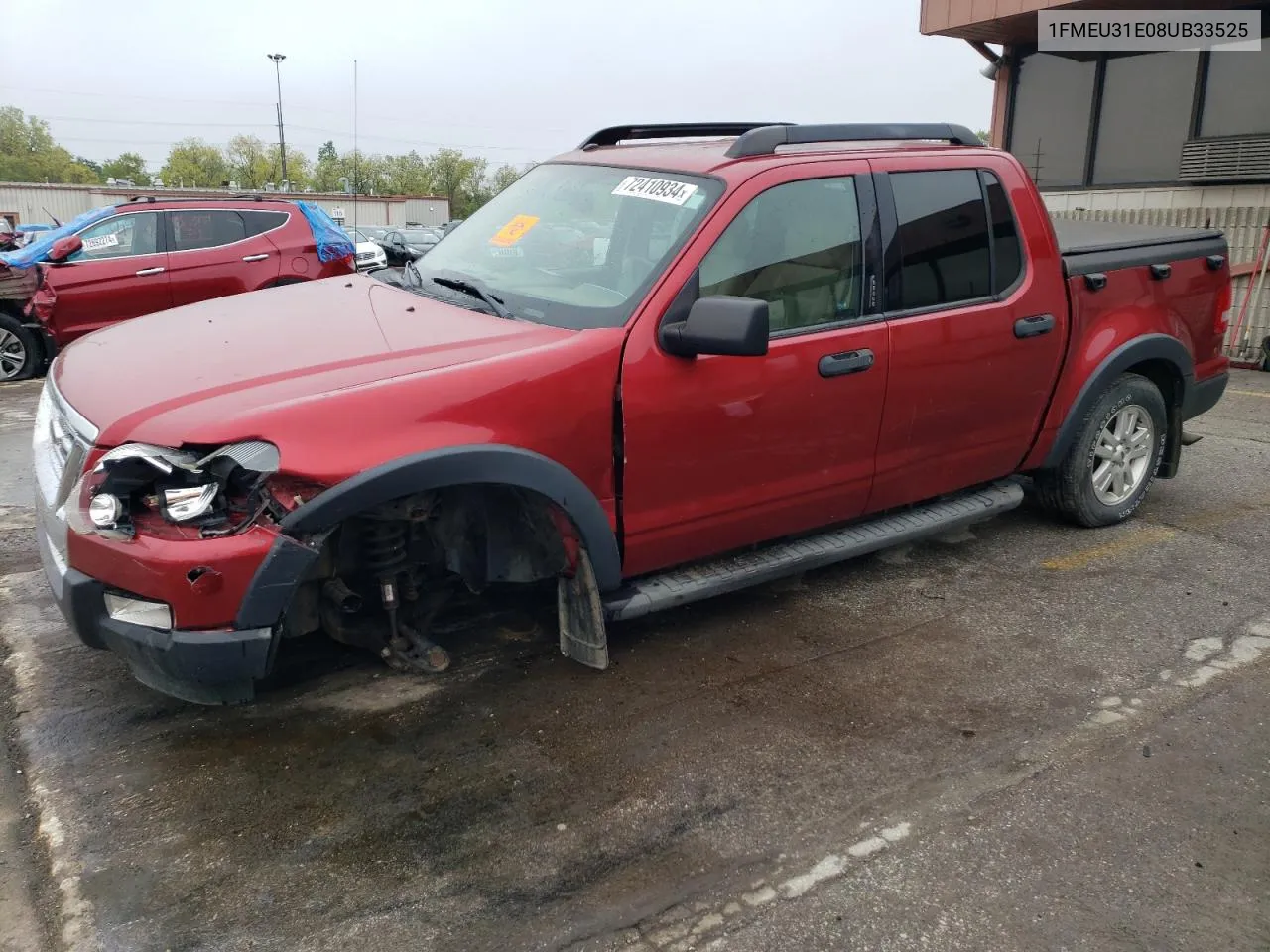 2008 Ford Explorer Sport Trac Xlt VIN: 1FMEU31E08UB33525 Lot: 72410934