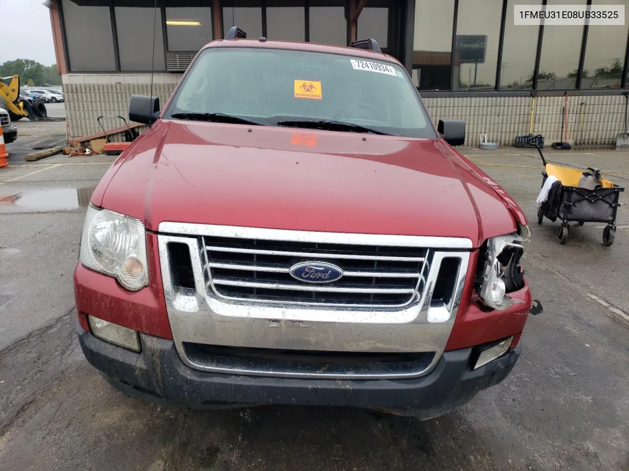 2008 Ford Explorer Sport Trac Xlt VIN: 1FMEU31E08UB33525 Lot: 72410934