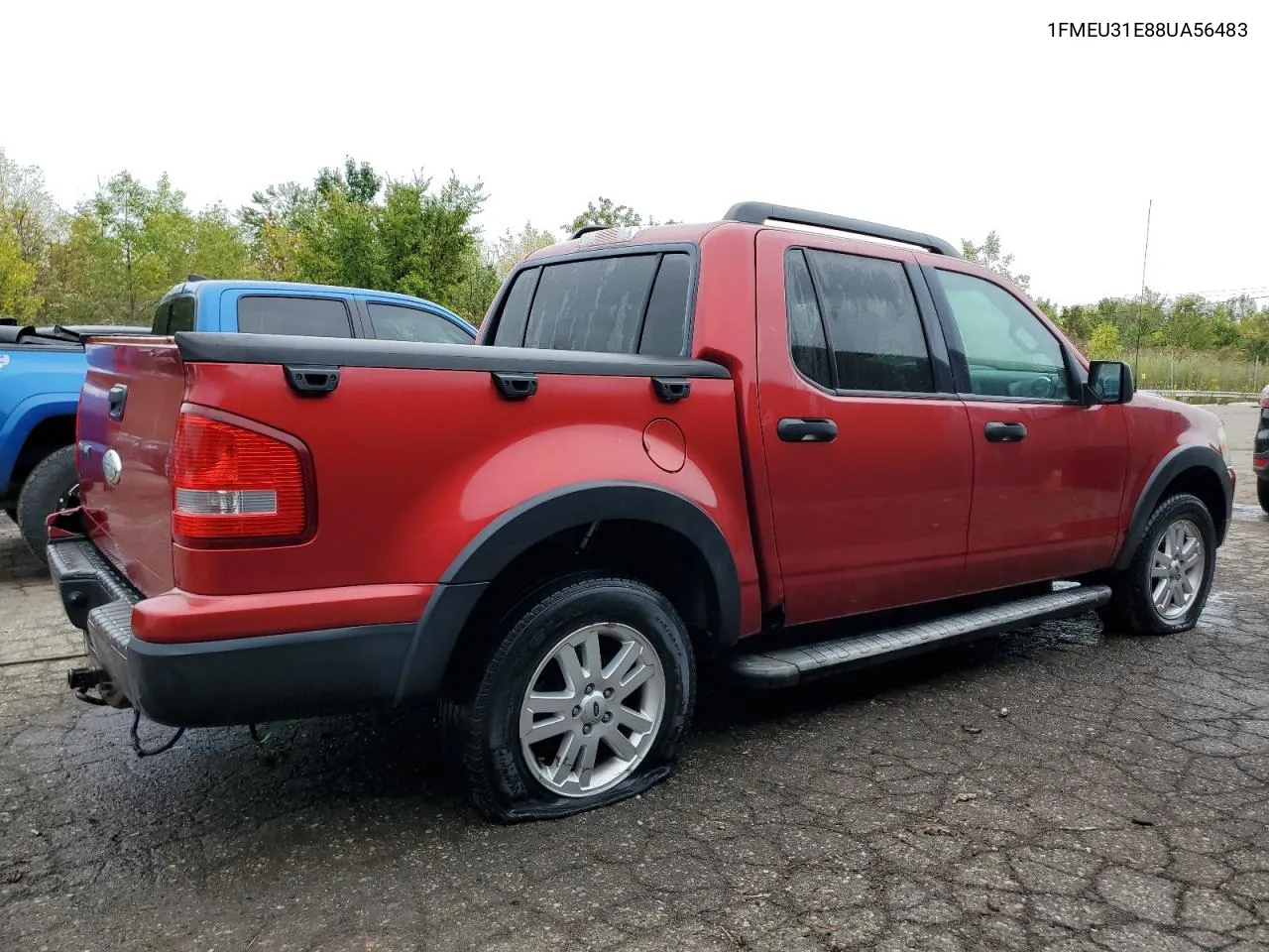 2008 Ford Explorer Sport Trac Xlt VIN: 1FMEU31E88UA56483 Lot: 73037304