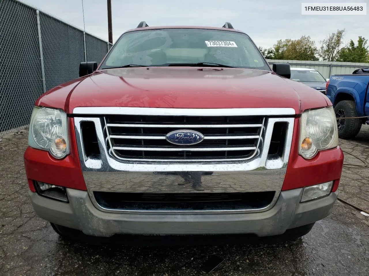 2008 Ford Explorer Sport Trac Xlt VIN: 1FMEU31E88UA56483 Lot: 73037304