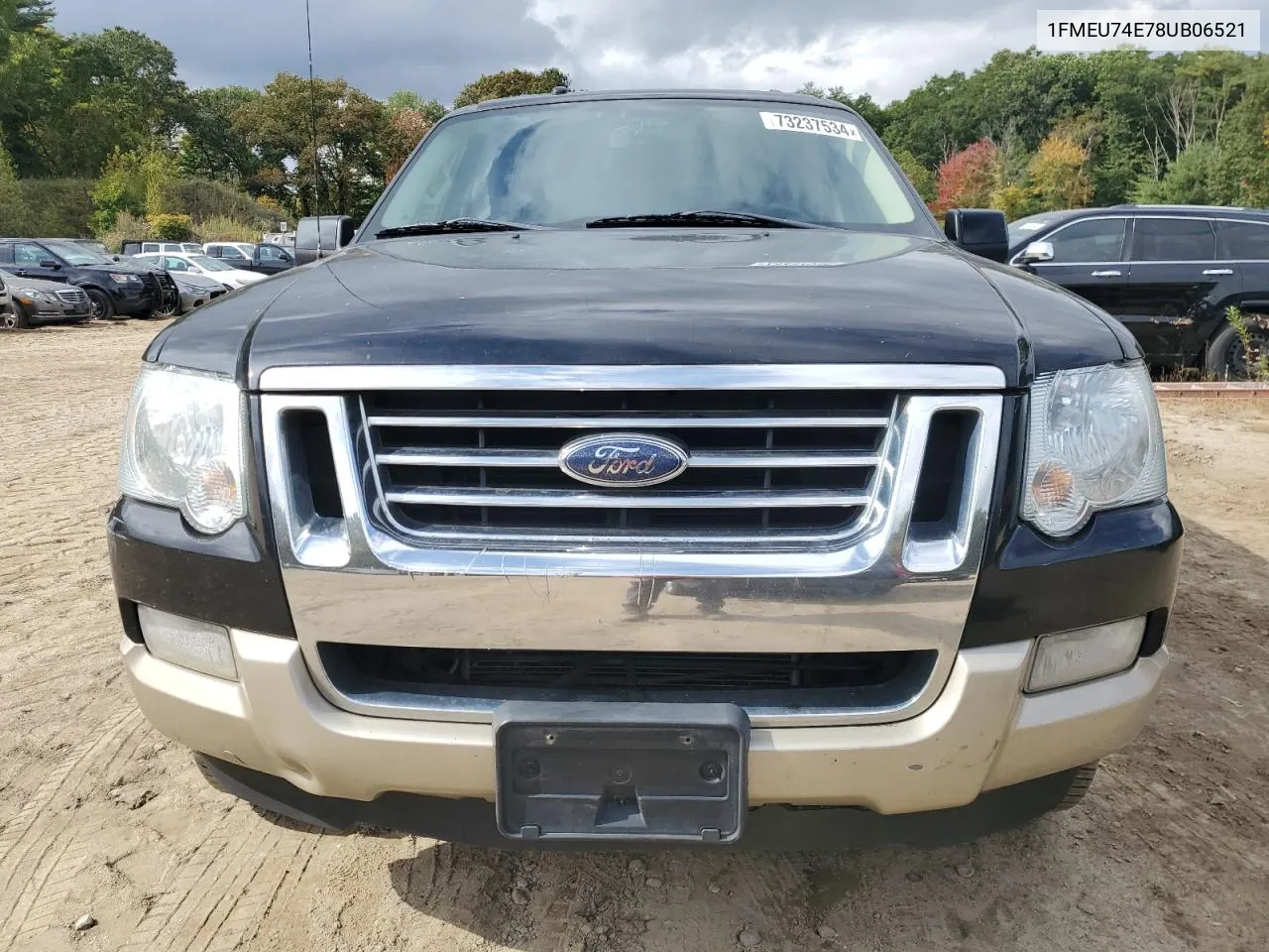 2008 Ford Explorer Eddie Bauer VIN: 1FMEU74E78UB06521 Lot: 73237534