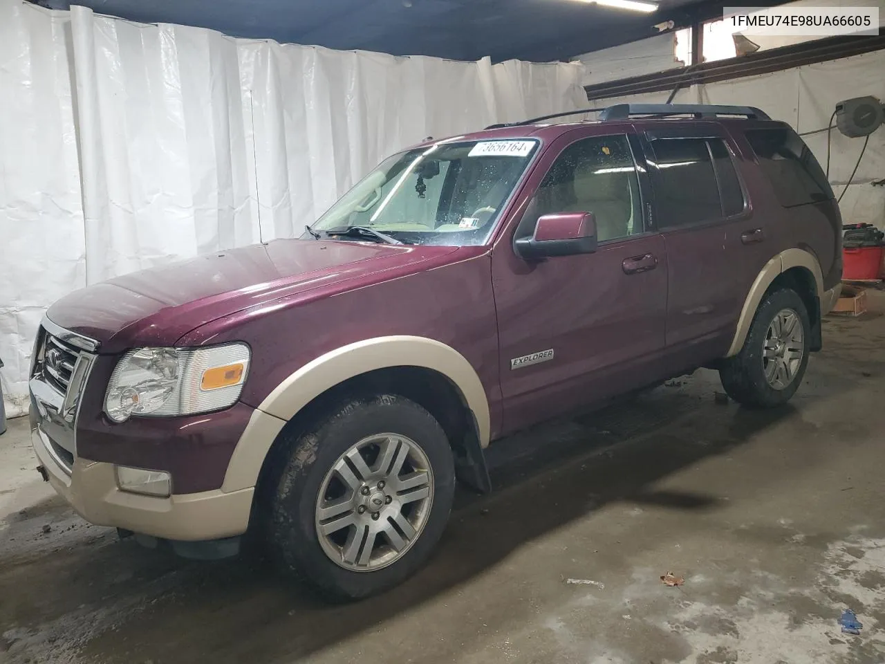 1FMEU74E98UA66605 2008 Ford Explorer Eddie Bauer