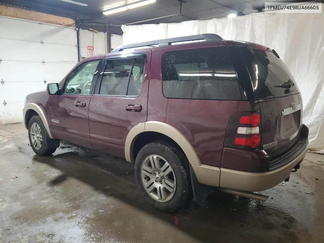 1FMEU74E98UA66605 2008 Ford Explorer Eddie Bauer