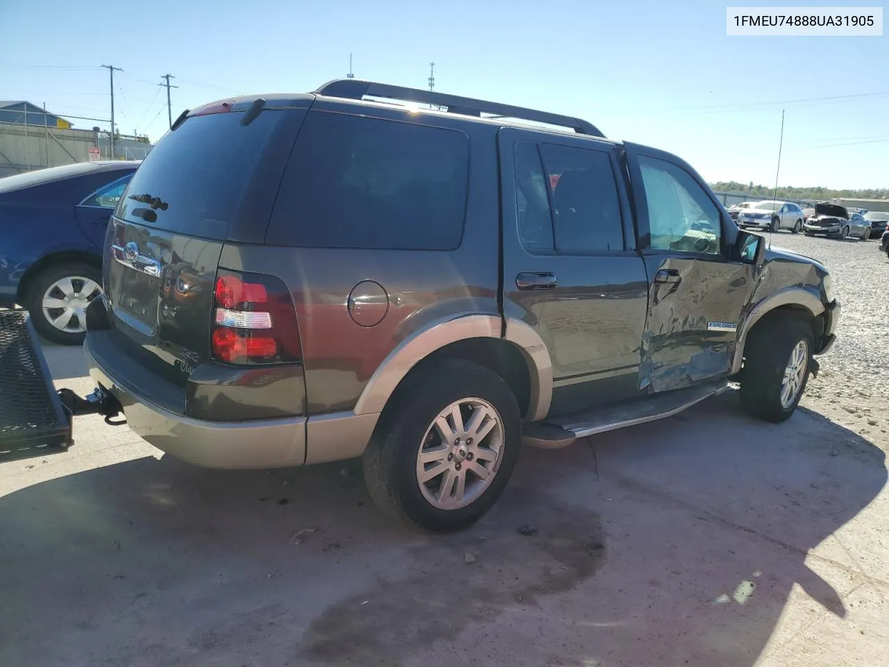 2008 Ford Explorer Eddie Bauer VIN: 1FMEU74888UA31905 Lot: 73952874