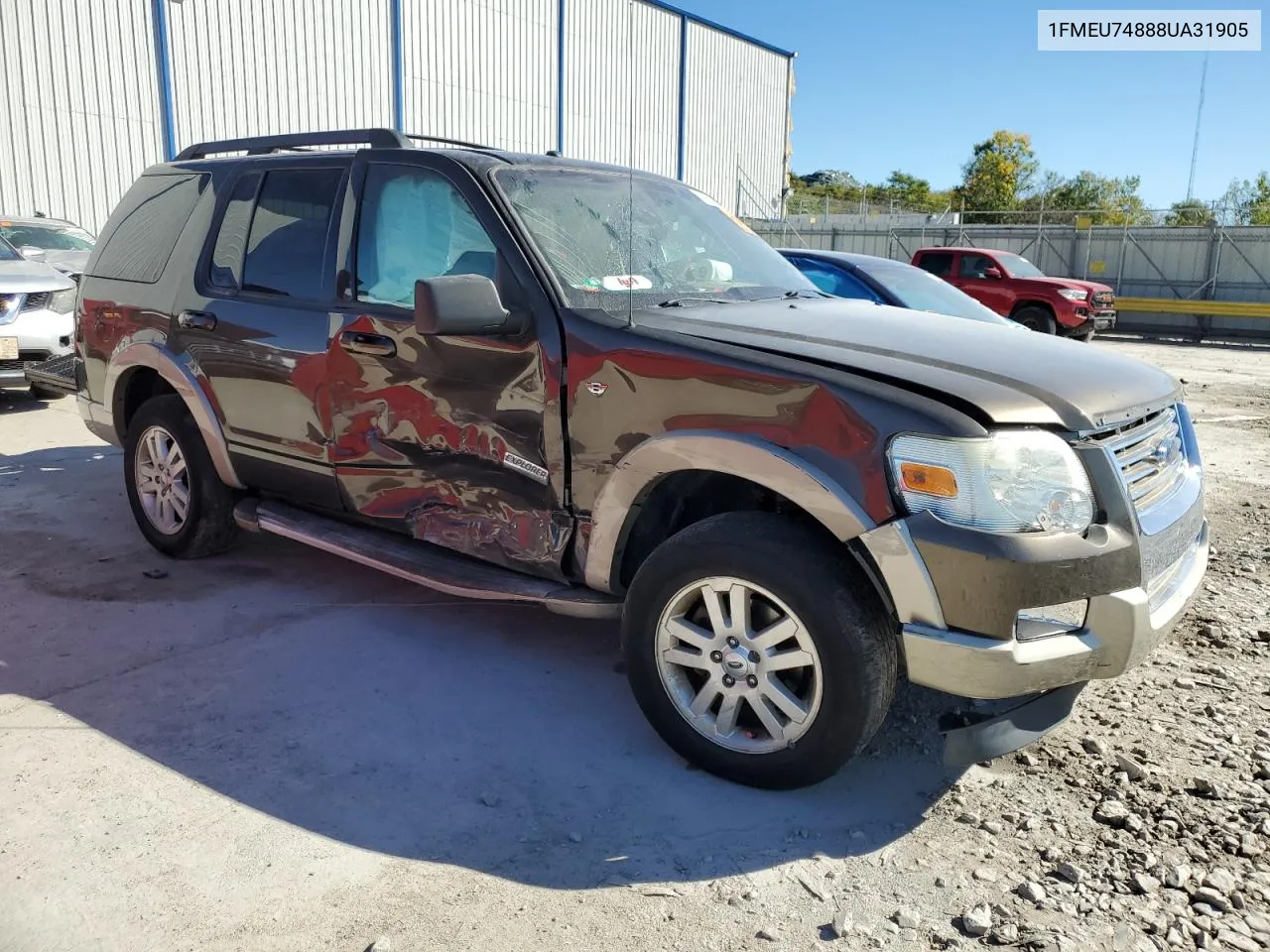 2008 Ford Explorer Eddie Bauer VIN: 1FMEU74888UA31905 Lot: 73952874