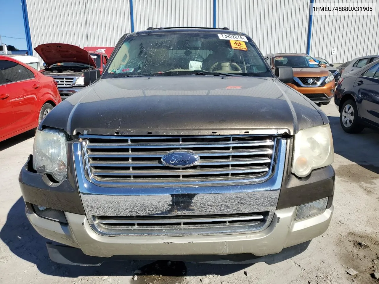 2008 Ford Explorer Eddie Bauer VIN: 1FMEU74888UA31905 Lot: 73952874