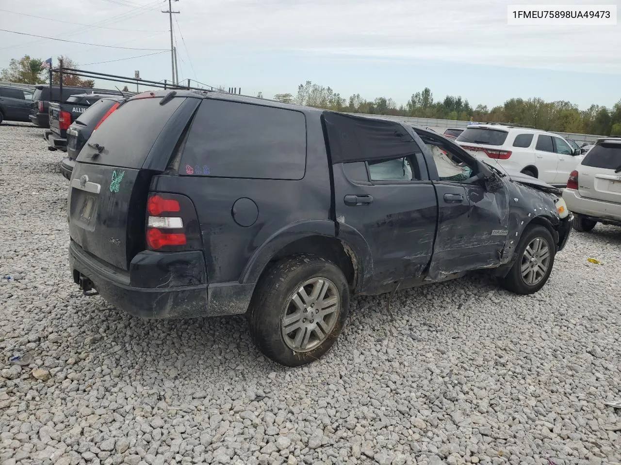 2008 Ford Explorer Limited VIN: 1FMEU75898UA49473 Lot: 74051874