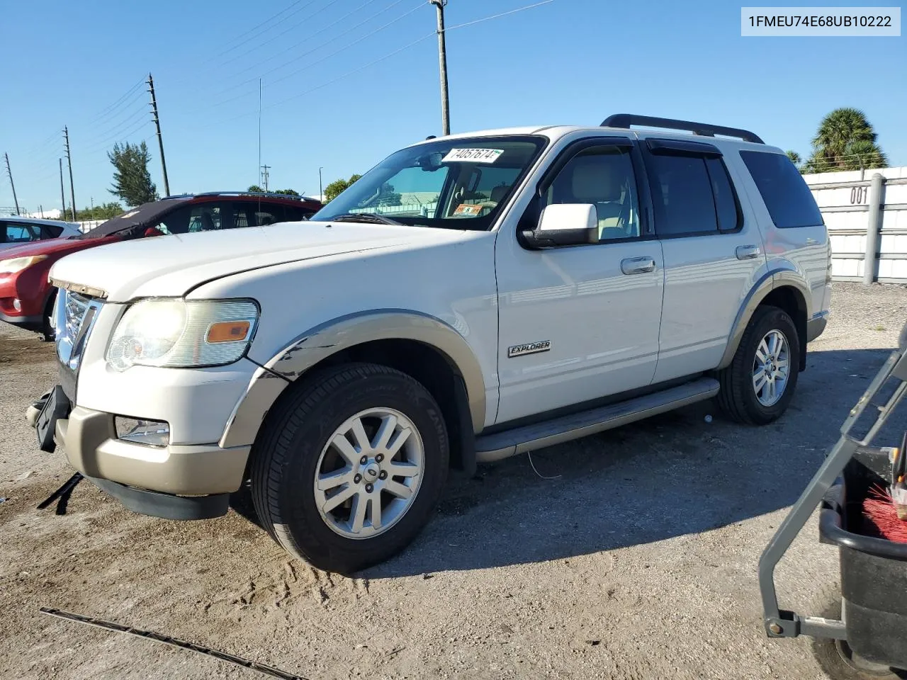 2008 Ford Explorer Eddie Bauer VIN: 1FMEU74E68UB10222 Lot: 74057674