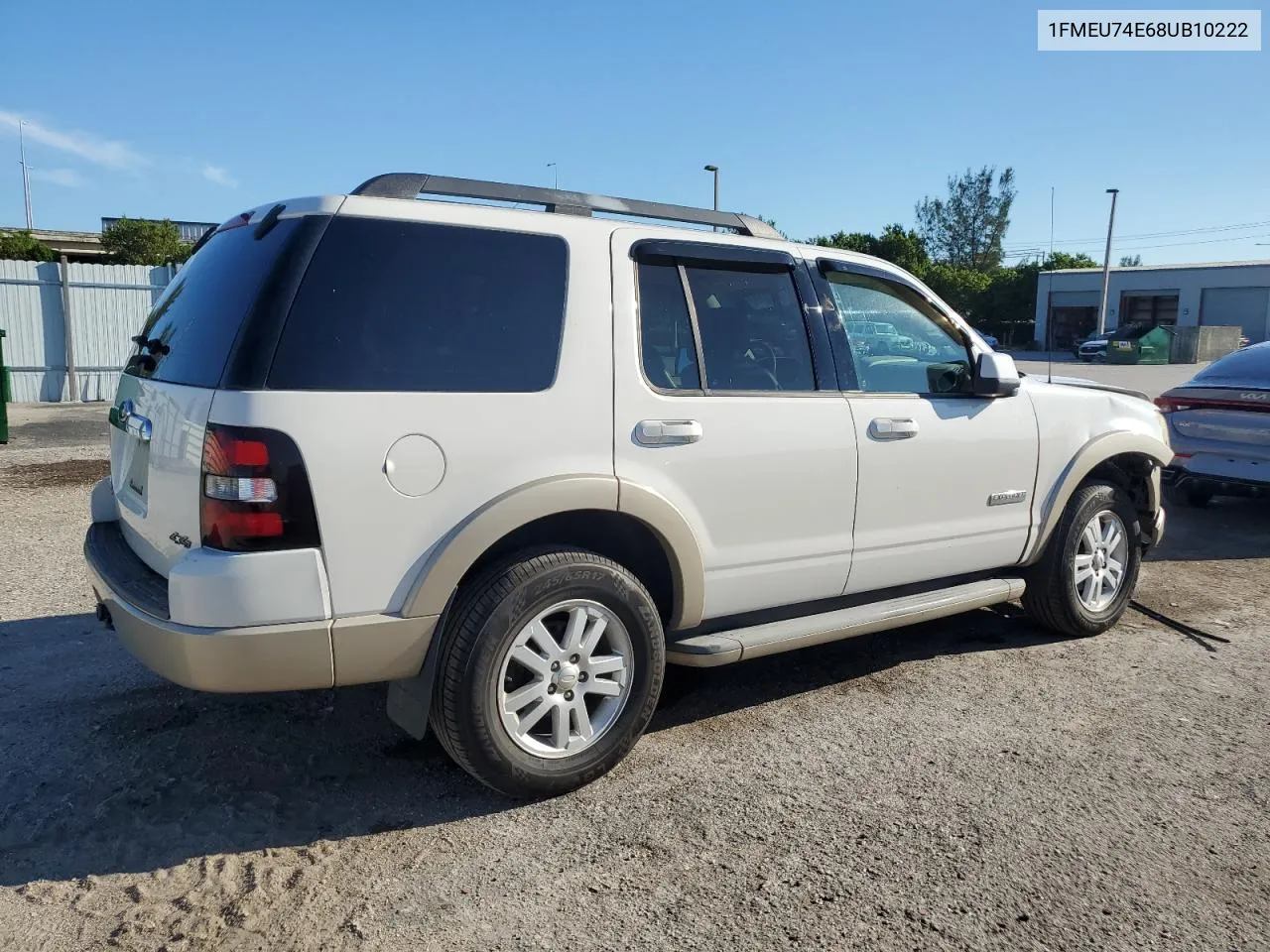 2008 Ford Explorer Eddie Bauer VIN: 1FMEU74E68UB10222 Lot: 74057674