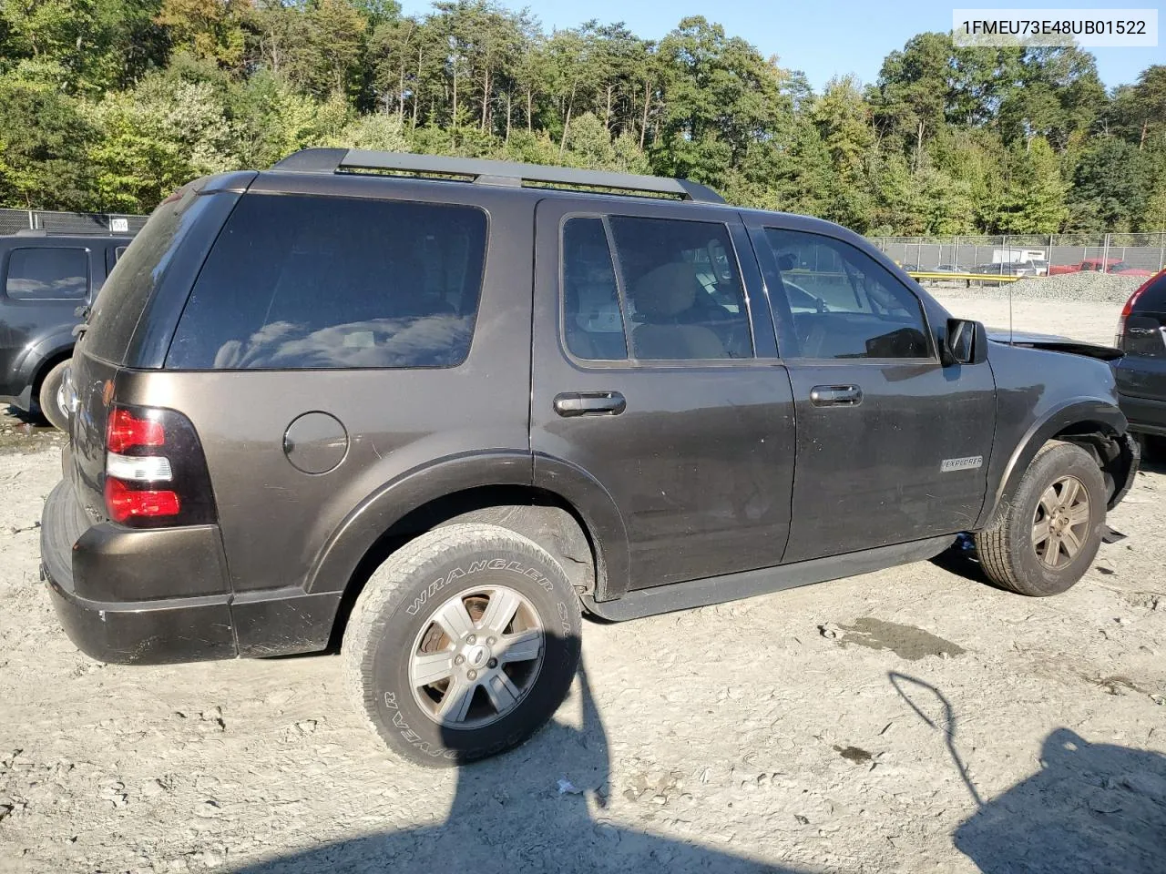 2008 Ford Explorer Xlt VIN: 1FMEU73E48UB01522 Lot: 74137884