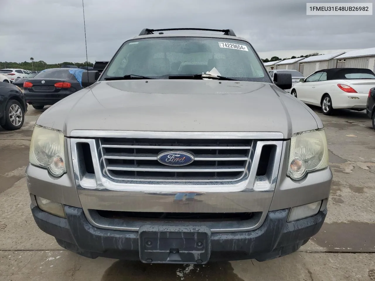 2008 Ford Explorer Sport Trac Xlt VIN: 1FMEU31E48UB26982 Lot: 74229654