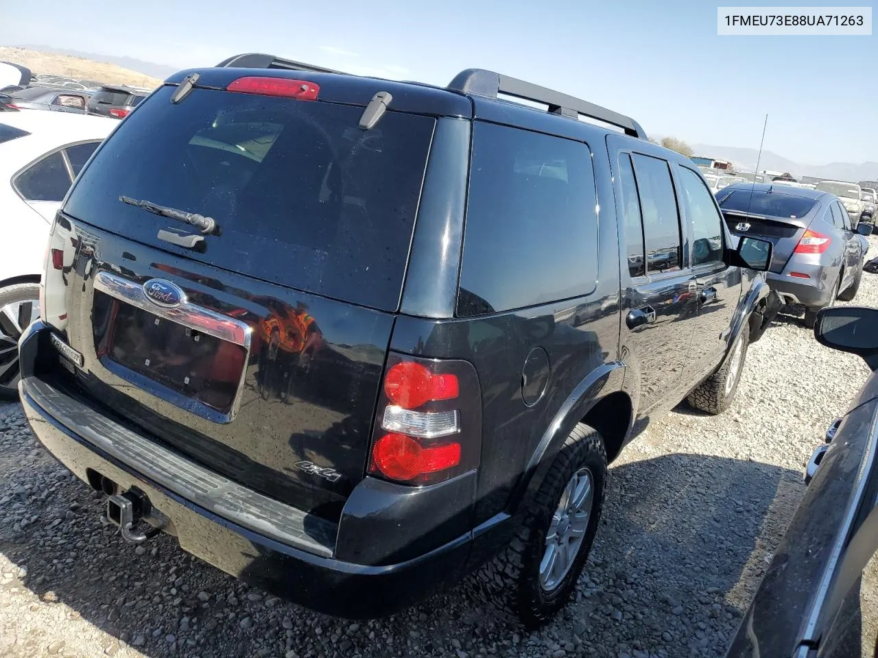 2008 Ford Explorer Xlt VIN: 1FMEU73E88UA71263 Lot: 74603564