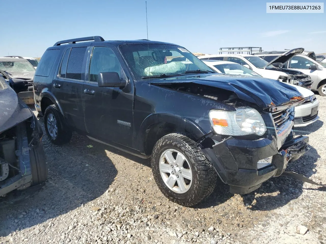 2008 Ford Explorer Xlt VIN: 1FMEU73E88UA71263 Lot: 74603564