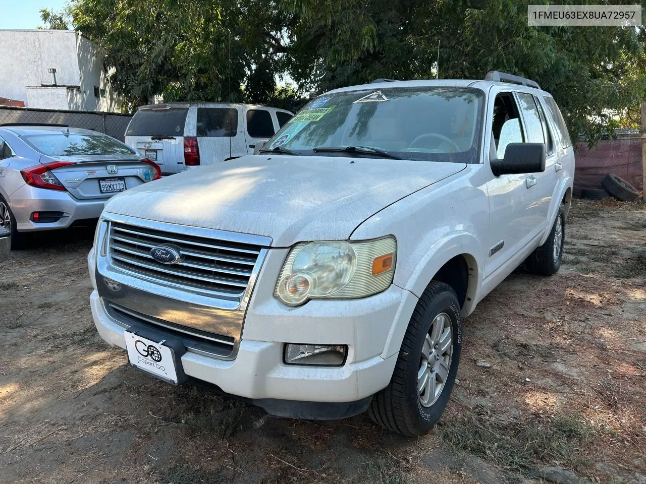 2008 Ford Explorer Xlt VIN: 1FMEU63EX8UA72957 Lot: 74612314