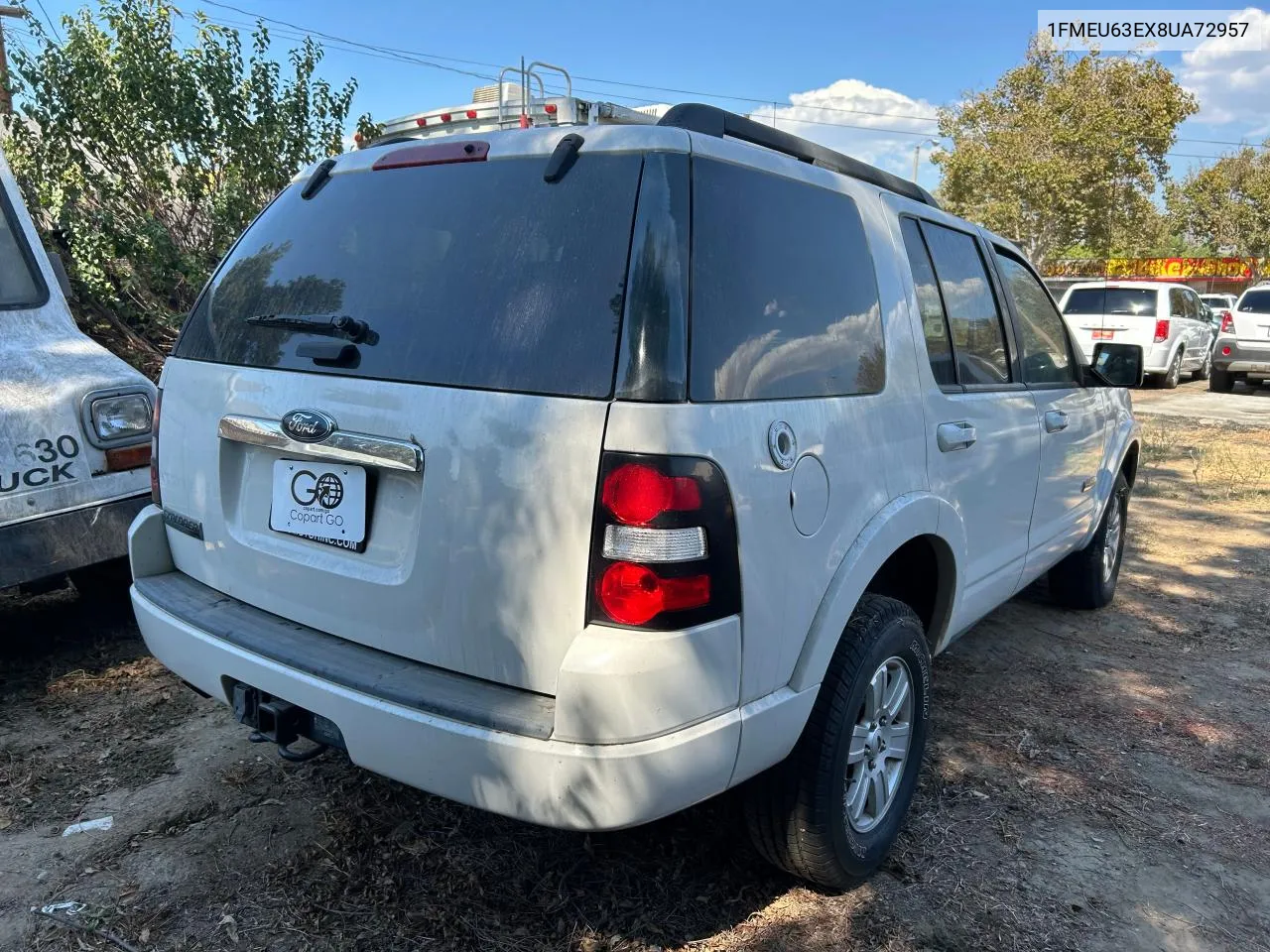 2008 Ford Explorer Xlt VIN: 1FMEU63EX8UA72957 Lot: 74612314