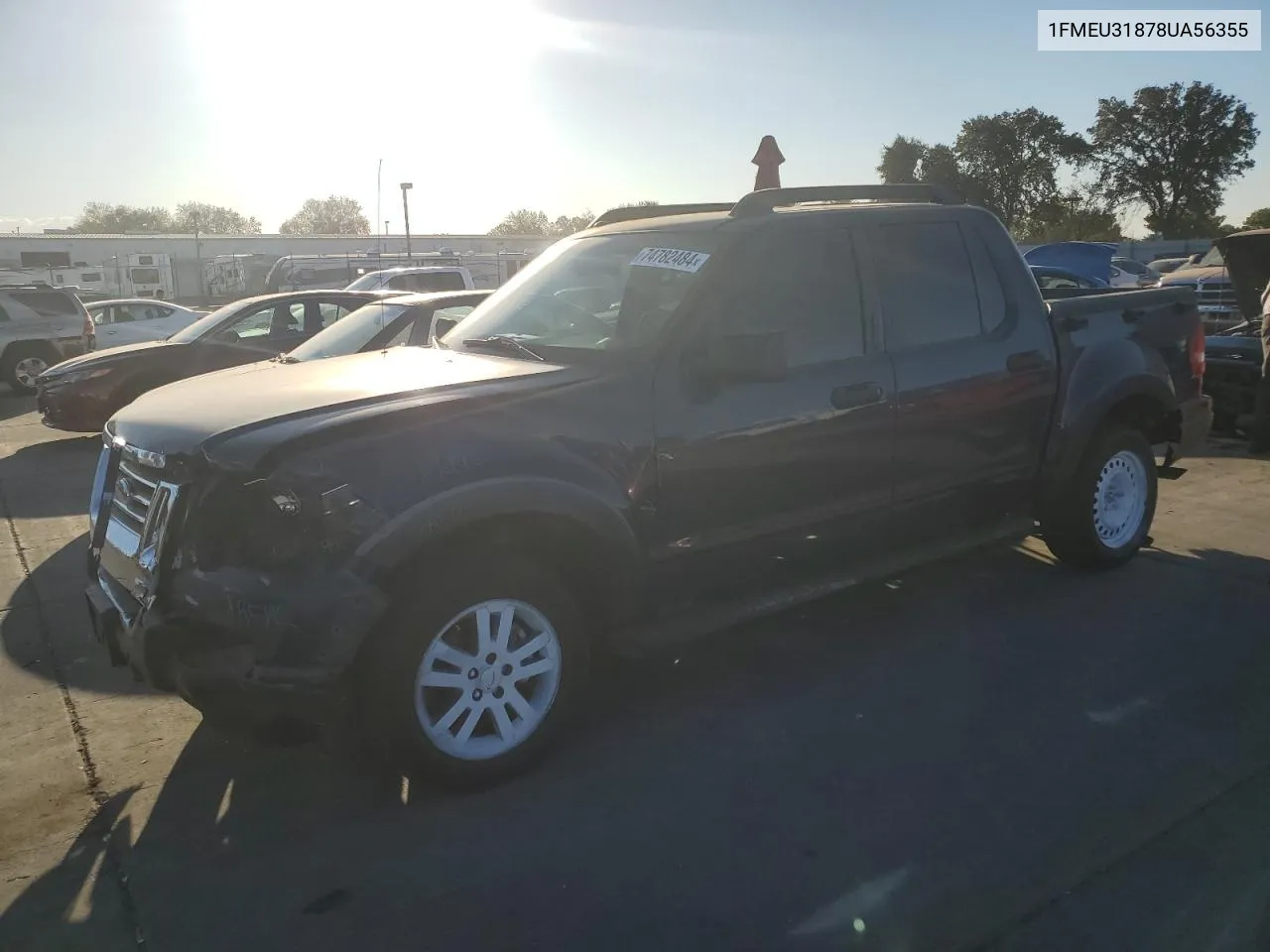 2008 Ford Explorer Sport Trac Xlt VIN: 1FMEU31878UA56355 Lot: 74782484