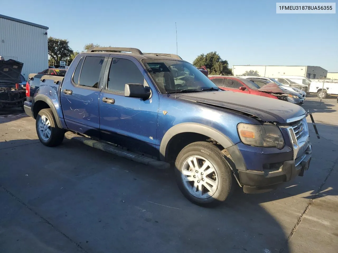 2008 Ford Explorer Sport Trac Xlt VIN: 1FMEU31878UA56355 Lot: 74782484