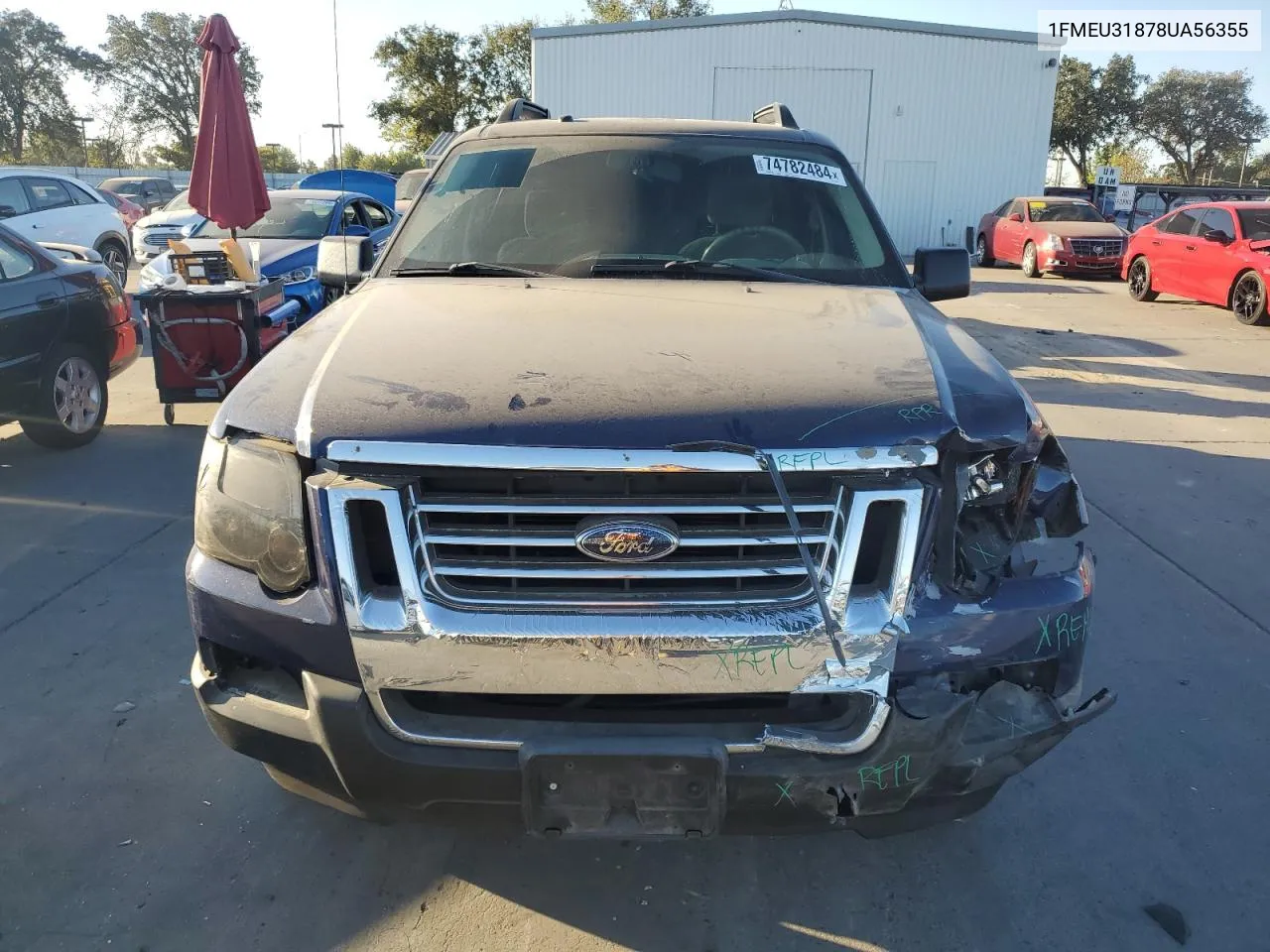 1FMEU31878UA56355 2008 Ford Explorer Sport Trac Xlt