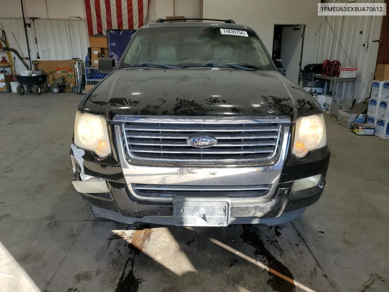 2008 Ford Explorer Xlt VIN: 1FMEU63EX8UA70612 Lot: 74839754