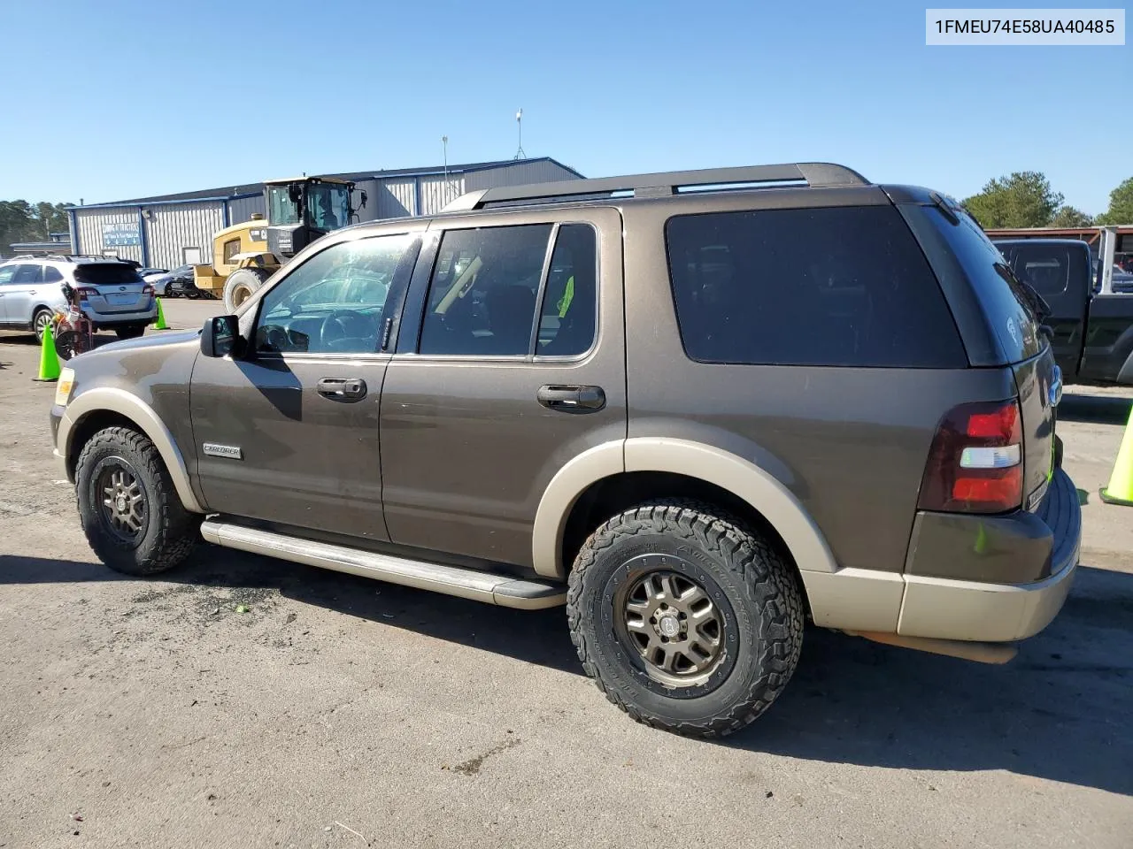 2008 Ford Explorer Eddie Bauer VIN: 1FMEU74E58UA40485 Lot: 74991264