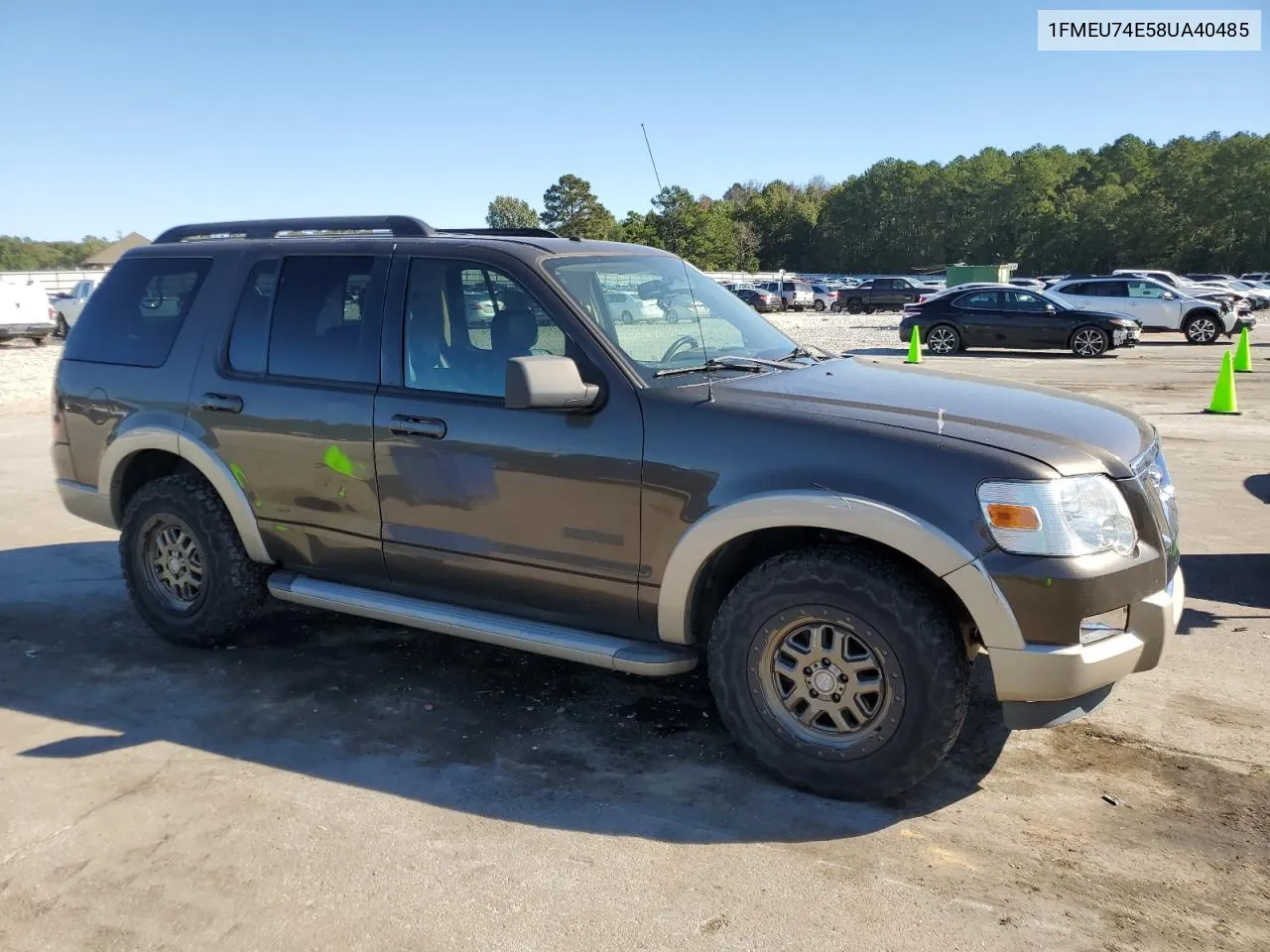 2008 Ford Explorer Eddie Bauer VIN: 1FMEU74E58UA40485 Lot: 74991264