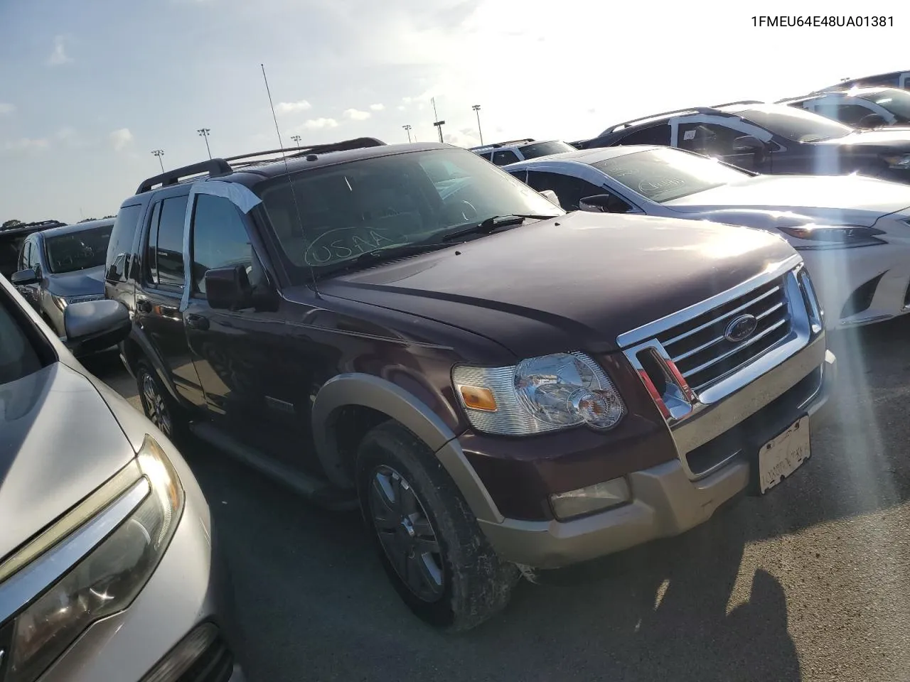 2008 Ford Explorer Eddie Bauer VIN: 1FMEU64E48UA01381 Lot: 75060924