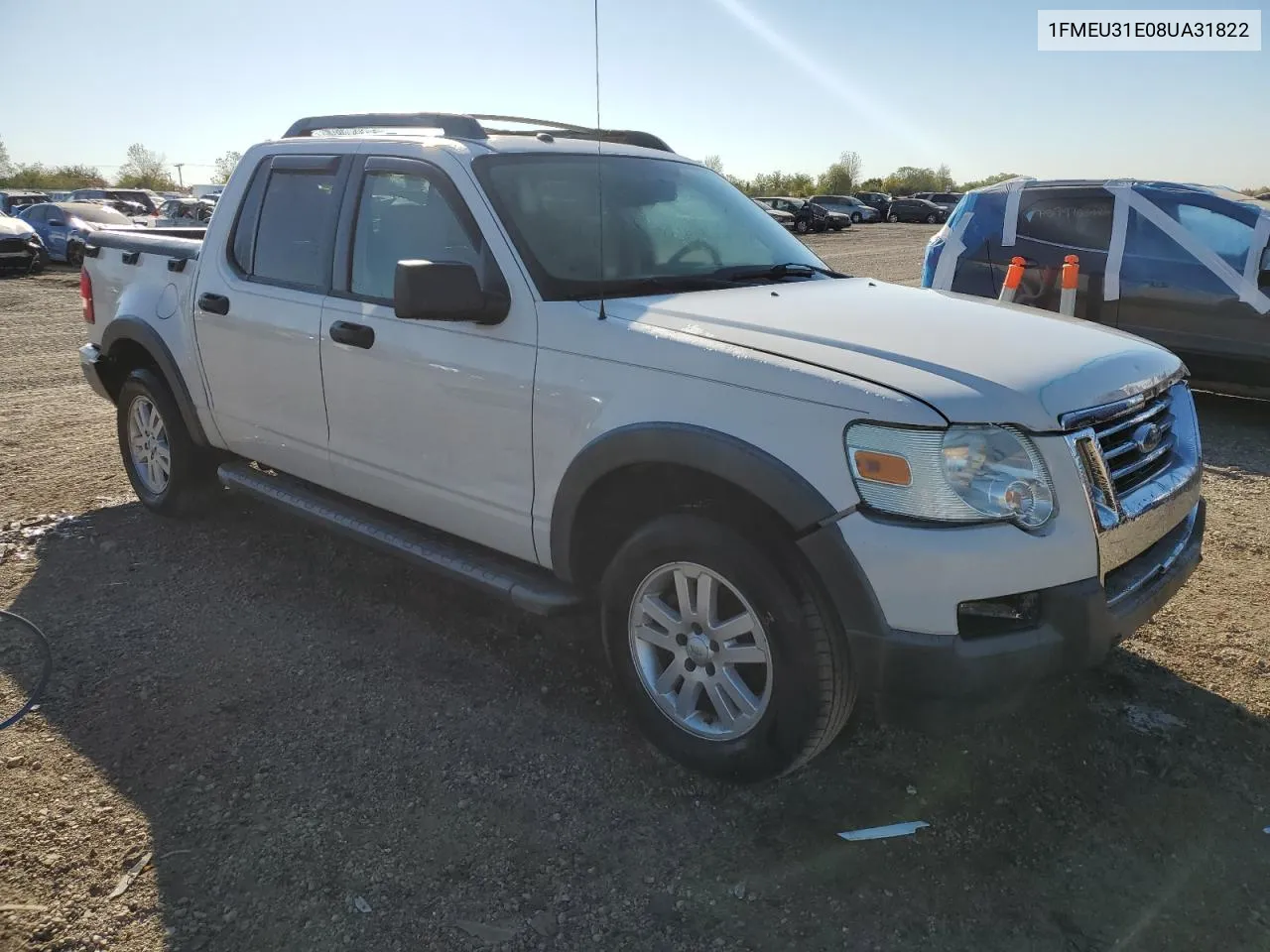 2008 Ford Explorer Sport Trac Xlt VIN: 1FMEU31E08UA31822 Lot: 75343774