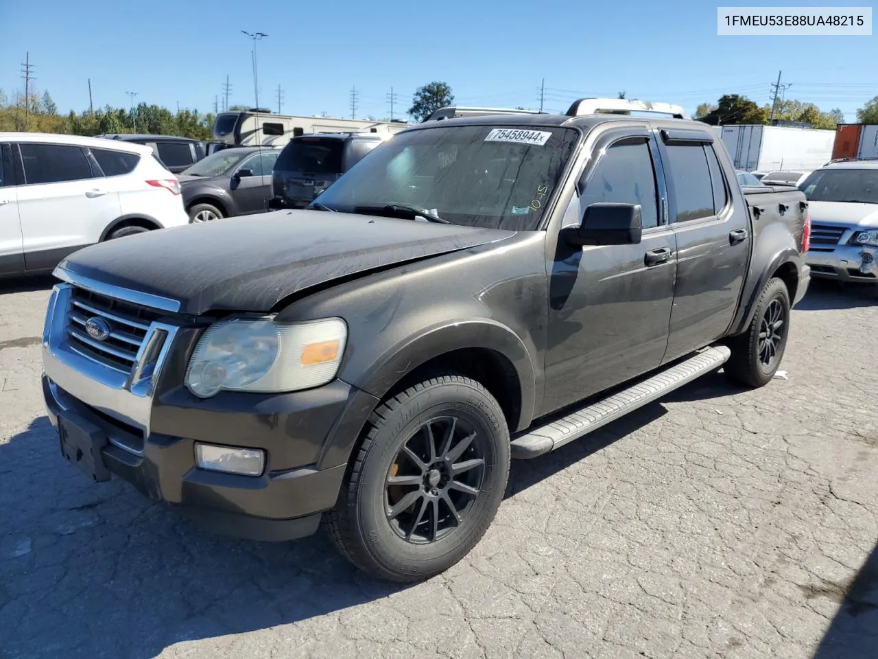 2008 Ford Explorer Sport Trac Limited VIN: 1FMEU53E88UA48215 Lot: 75458944