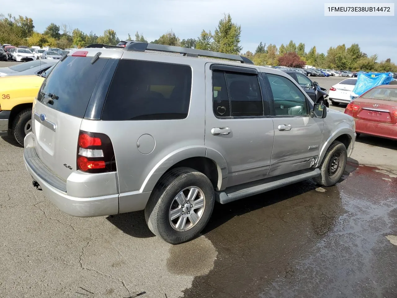 2008 Ford Explorer Xlt VIN: 1FMEU73E38UB14472 Lot: 75929894