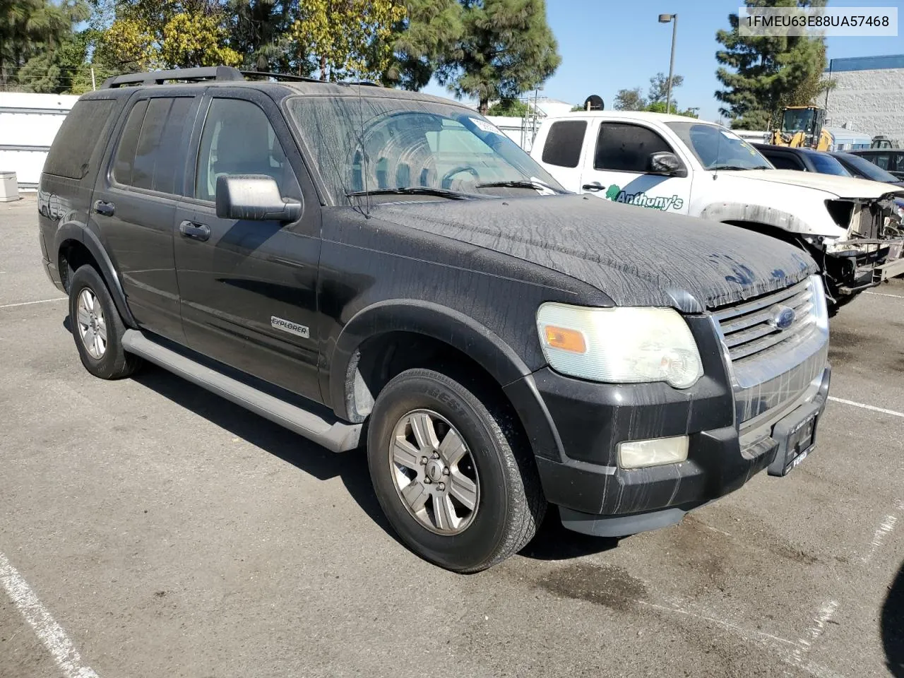 2008 Ford Explorer Xlt VIN: 1FMEU63E88UA57468 Lot: 75993654