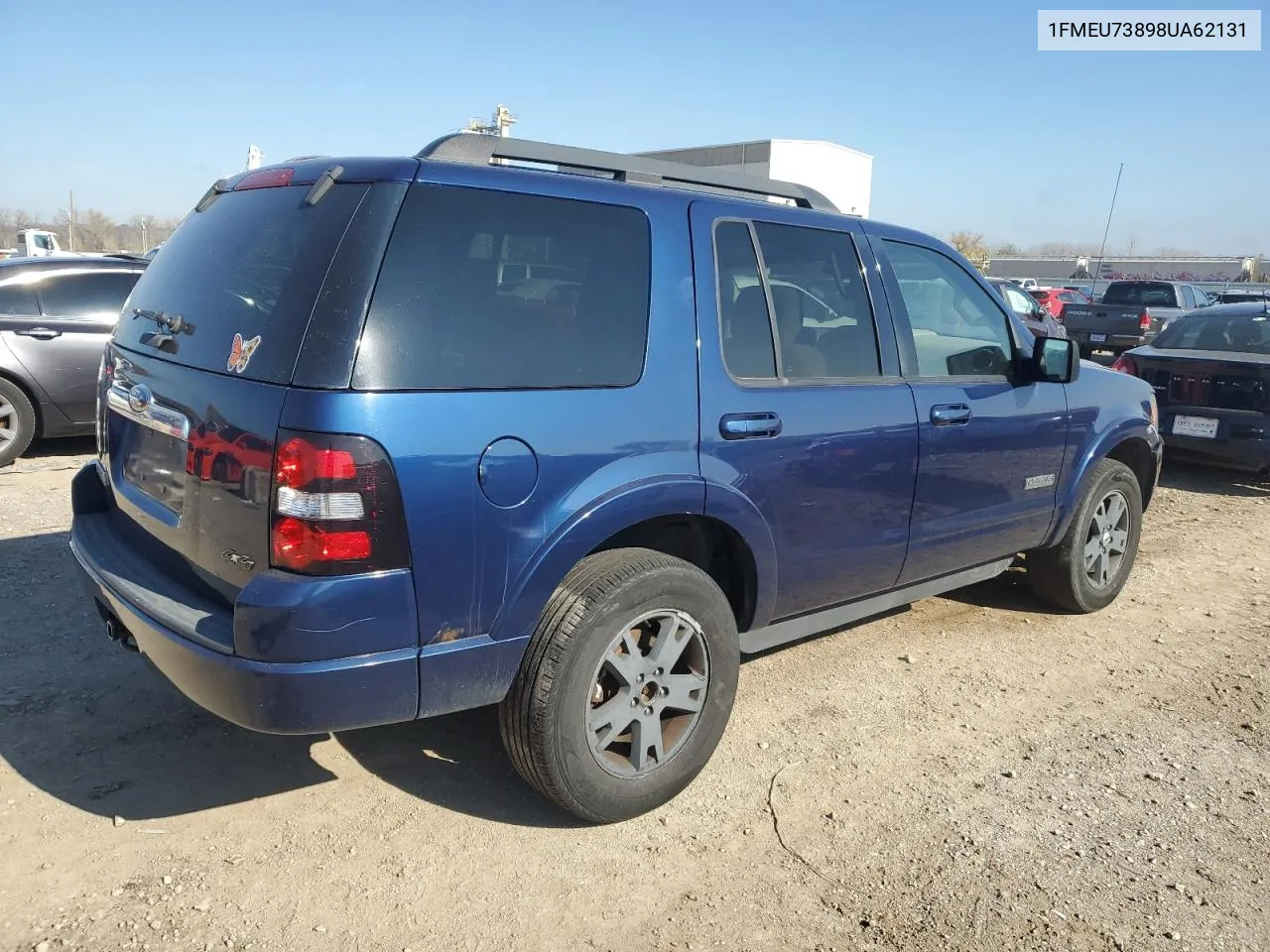 2008 Ford Explorer Xlt VIN: 1FMEU73898UA62131 Lot: 76367804