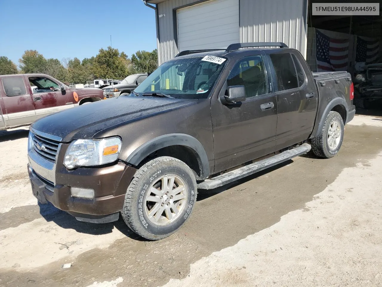 2008 Ford Explorer Sport Trac Xlt VIN: 1FMEU51E98UA44595 Lot: 76969774