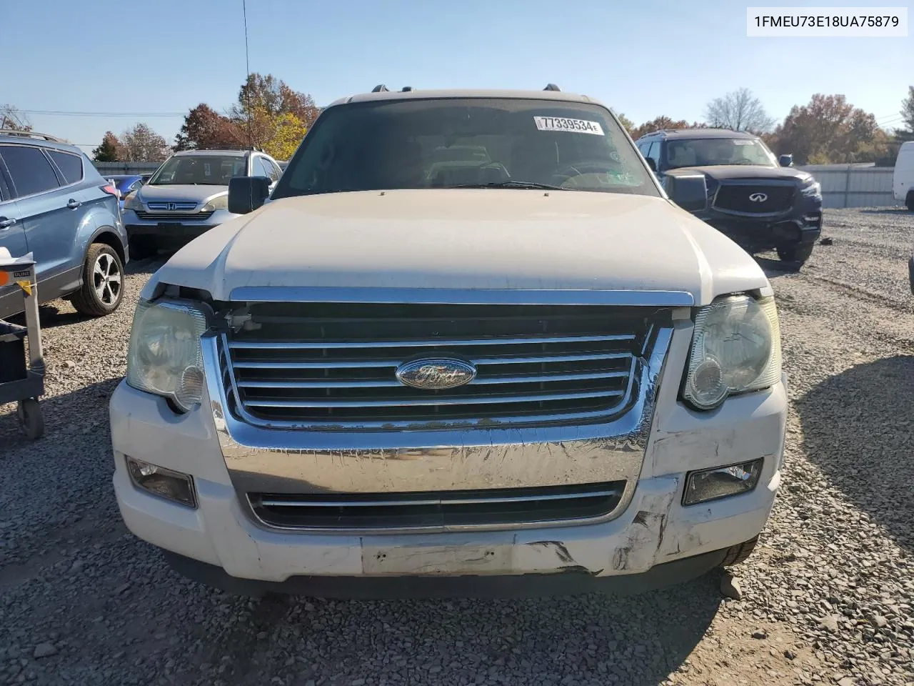 2008 Ford Explorer Xlt VIN: 1FMEU73E18UA75879 Lot: 77339534