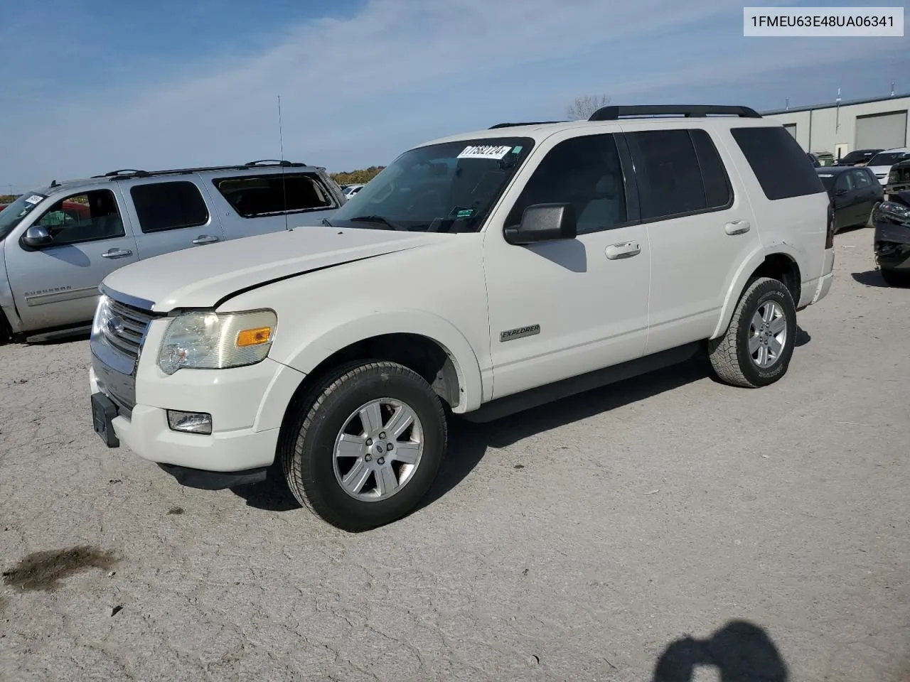 2008 Ford Explorer Xlt VIN: 1FMEU63E48UA06341 Lot: 77582724