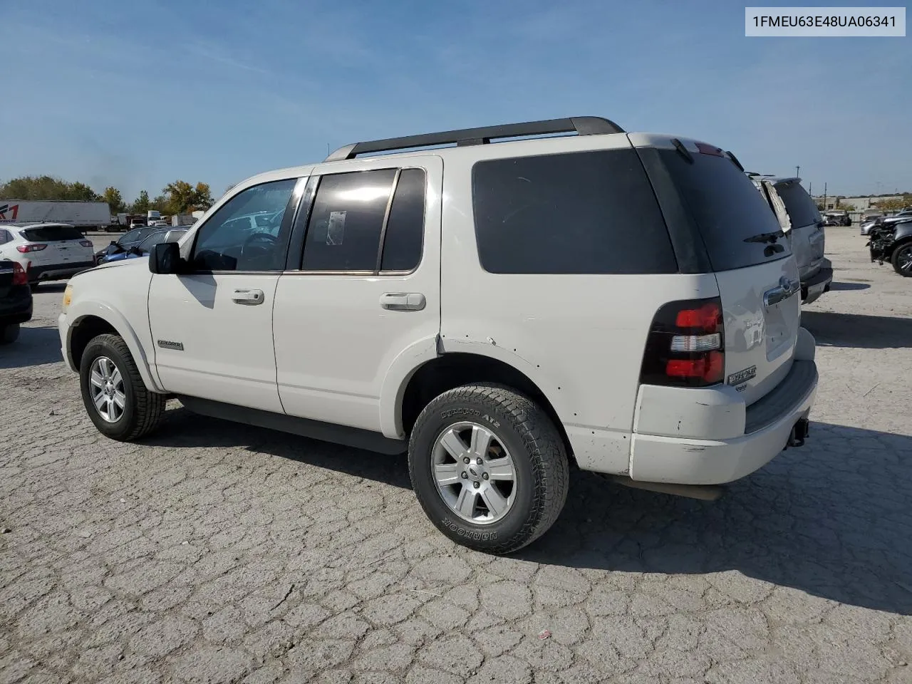 2008 Ford Explorer Xlt VIN: 1FMEU63E48UA06341 Lot: 77582724