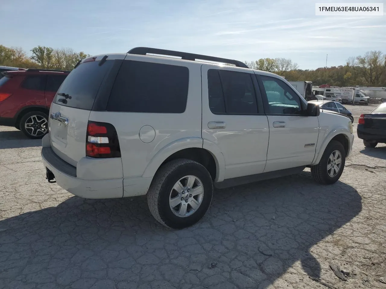 2008 Ford Explorer Xlt VIN: 1FMEU63E48UA06341 Lot: 77582724