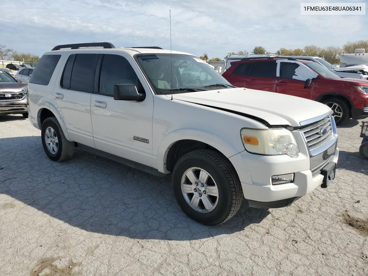 2008 Ford Explorer Xlt VIN: 1FMEU63E48UA06341 Lot: 77582724