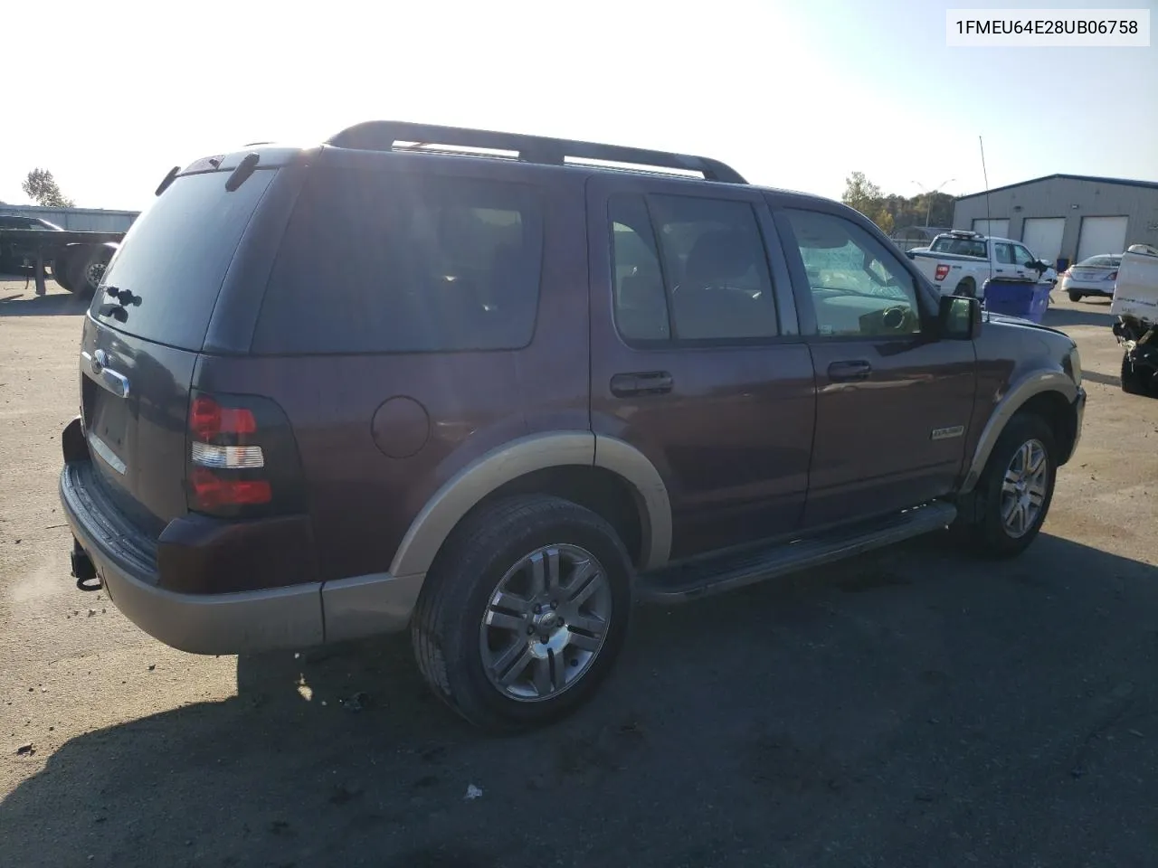 2008 Ford Explorer Eddie Bauer VIN: 1FMEU64E28UB06758 Lot: 77664714