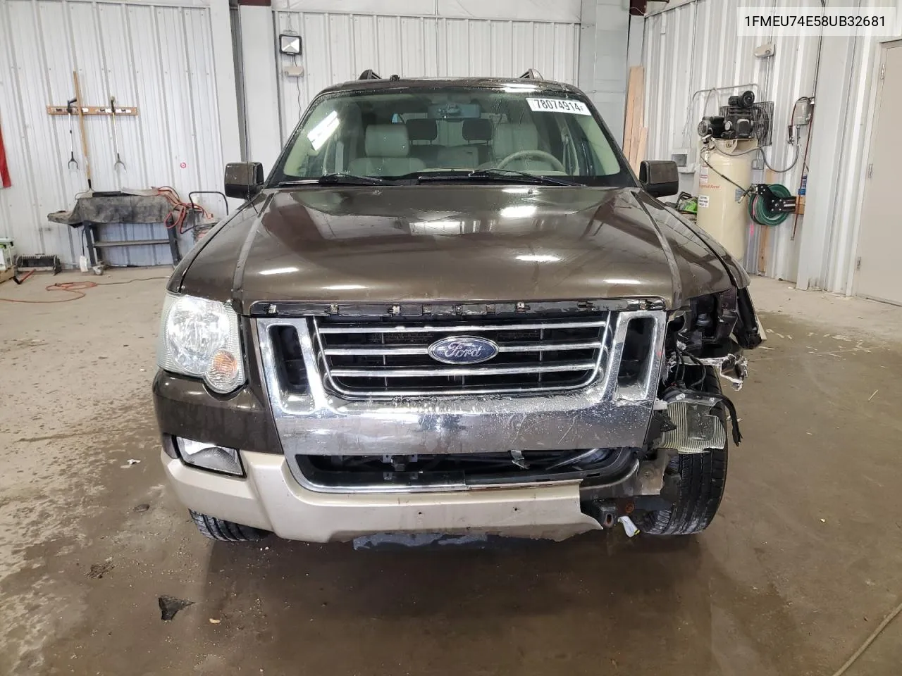 2008 Ford Explorer Eddie Bauer VIN: 1FMEU74E58UB32681 Lot: 78074914