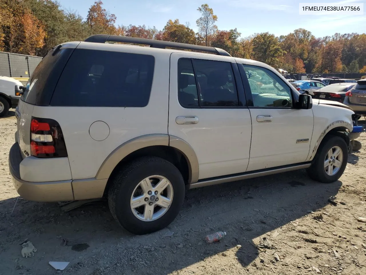 2008 Ford Explorer Eddie Bauer VIN: 1FMEU74E38UA77566 Lot: 78137584